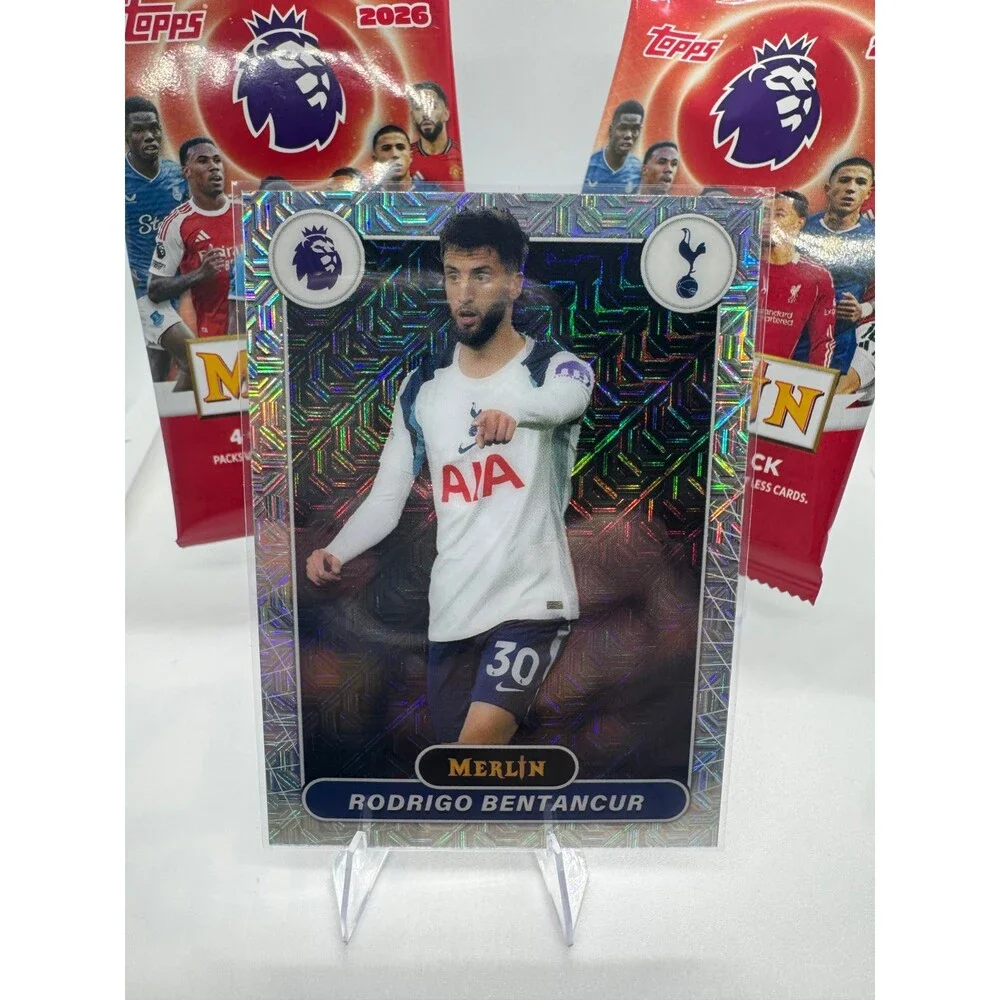 2026 Topps Merlin Premier League #179 Rodrigo Bentancur, Tottenham Hotspur mojo